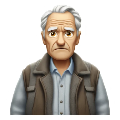Grumpy old man sticker