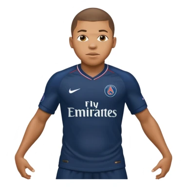 Mbappe's huge belly is bursting at the seams when it comes to PSG's kit sticker