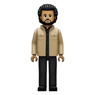 THE WEEKND lego full body sticker