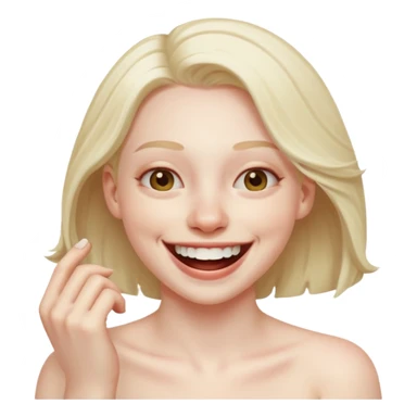 Pulling off my skin laughing but use this emoji 😂 sticker