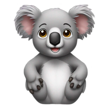 my husband is koala sticker