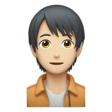 Pochita from chainsaw man sticker