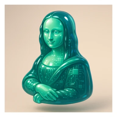 mona lisa sticker
