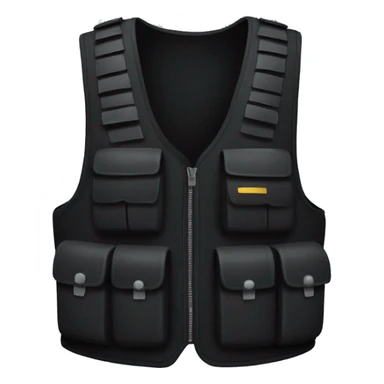 black bulletproof vest (Kanye) sticker