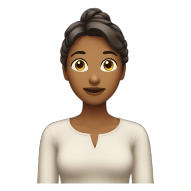 Femme qui boude sticker