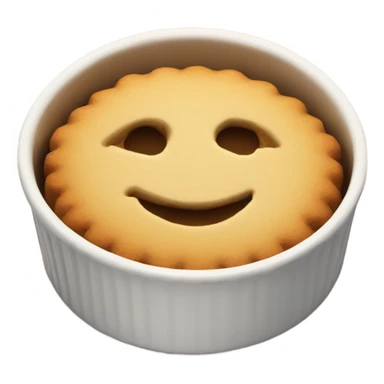 Biscuit in a ramekin sticker