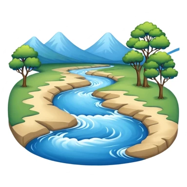 River way / stres sticker