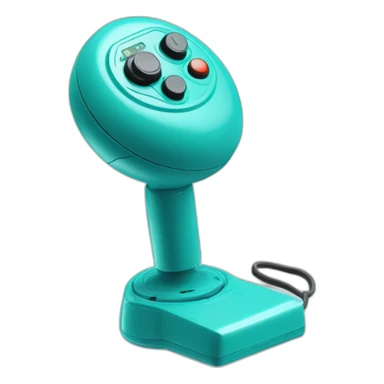 a gaming joystick just for me Aqua color sticker