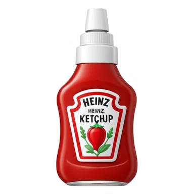 One Heinz Ketchup Sachets 10ml sticker