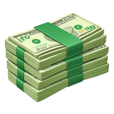 mazzetta di banconote  sticker