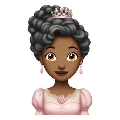 Shabby chic princess  sticker