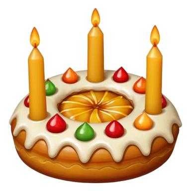 roscon de reyes DE ESPAÑA pero sin velas, sticker