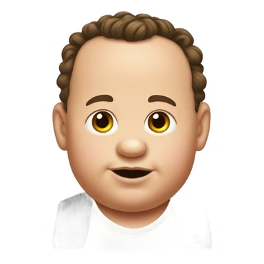 Tom Hanks as a fat baby sticker