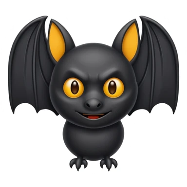Make a emoji of bat batman edition  sticker