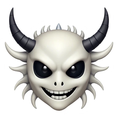 Glitch Demon of the Black Web – A data-corrupted entity with shifting pixelated horns, static-covered wings, and a smile that flickers between dimensions. sticker