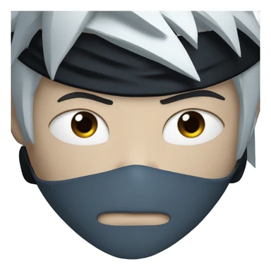 Kakashi Black Hair sharingan sticker