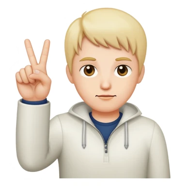 Bruh and middle finger  sticker