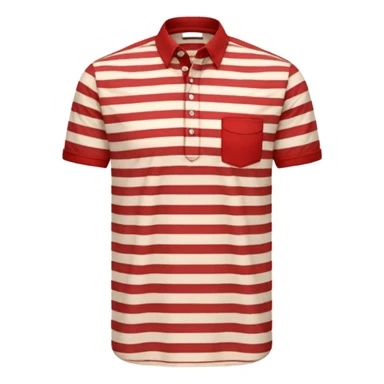 Men Shirt with red Striped  sticker