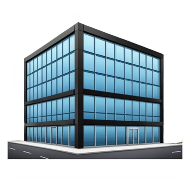 Corporate canteens as buildong outside view sticker