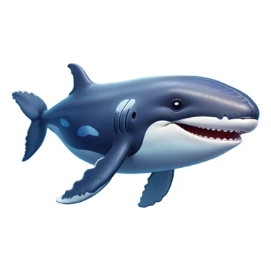 Cinematic Comical Humpback Whale Portrait Emoji, Head tilted dramatically with an exaggeratedly shocked expression, featuring a massive yet graceful body with wide, comically expressive eyes full of playful disbelief and animated pectoral fins, Simplified yet hilariously expressive features, highly detailed, glowing with a slightly sassy oceanic glow, high shine, dramatic yet playful, stylized with an air of cheeky marine mischief, soft glowing outline, capturing the essence of a meme-worthy humpback whale that looks ready to make waves with its hilariously dramatic antics! sticker