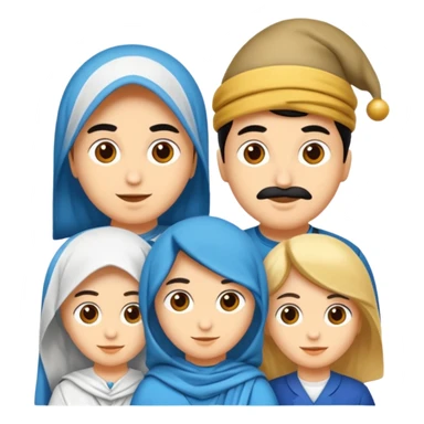 Mavi renkte bir bayrak yap sticker