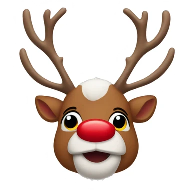rudolph the red nosed reindeer sticker