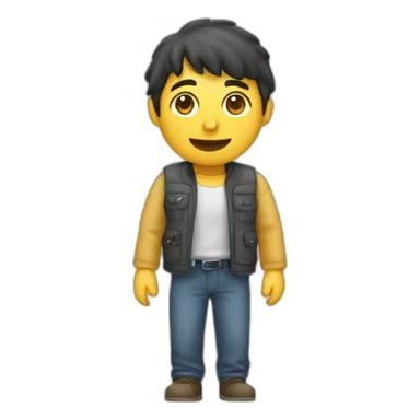 Une personne qui travaille en rayon sticker