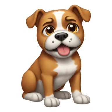 dog with a six pack sticker