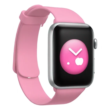 Pink wristband Apple Watch  sticker