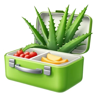 Aloe Green lunchbox sticker