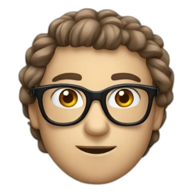 Castor avec lunettes  sticker