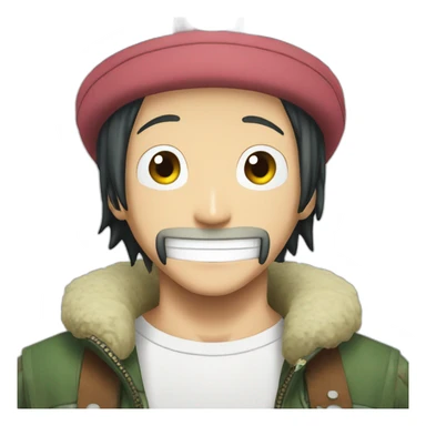 chopper from one piece sticker