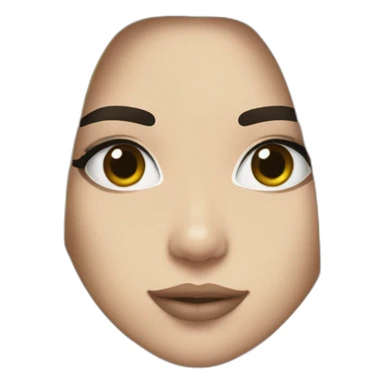 Dua lipa with blonde hair sticker