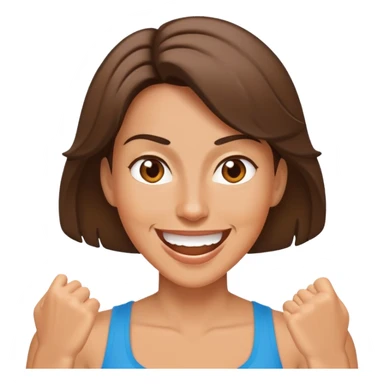 Light brunette fit Mom of boys raging sticker