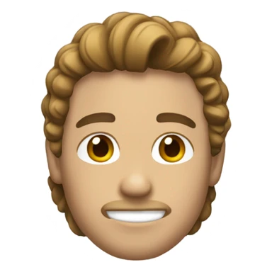 persona blanca, castaña con rulos  sticker