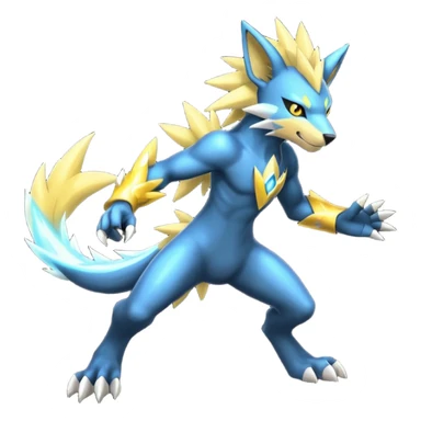 Luxio-Luxray-Zeraora-Manectric-fusion (full body) sticker