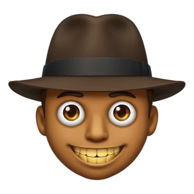 Gangster emoji sticker