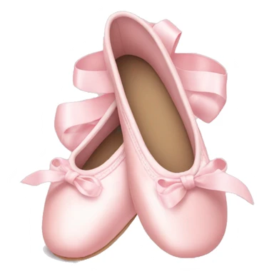pastel pink ballet shoes sticker