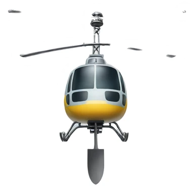 Helicopter spoon sticker