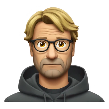Klopp dizzy head sticker