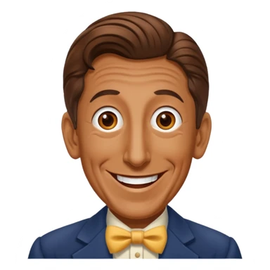 Ray Bolger with brown hair sticker