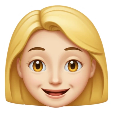 Cara sonriente y un ojo guiñando  sticker