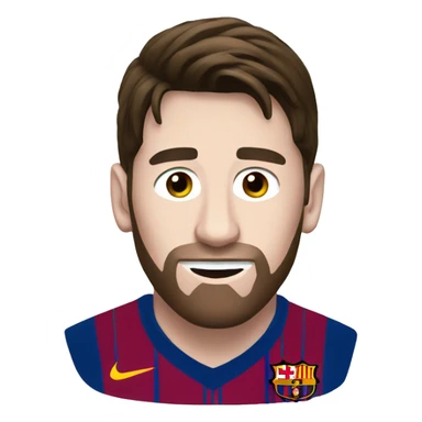 Messi football sticker