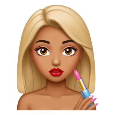 a baddie with lp gloss sticker