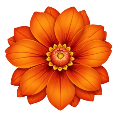 An autumn flower with orange-red leaves curling gently.
















































 sticker