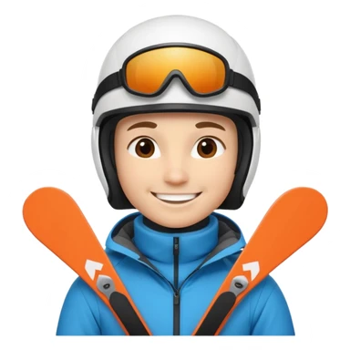 A person is skiing on the snow
person sticker