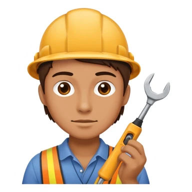 person Repairing a tool sticker