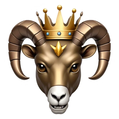 A terminator style Ram head in the  w/ a crown sticker