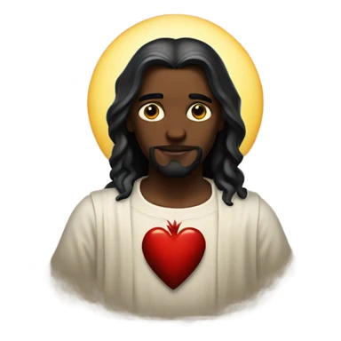 dark sacred heart sticker