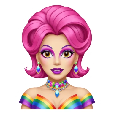drag queen pride sticker